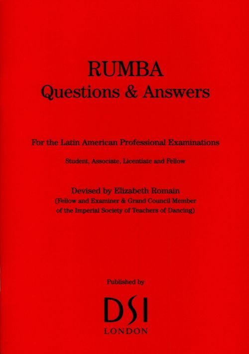 ISTD Questions & Answers Rumba