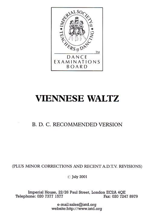 ISTD Viennese Waltz