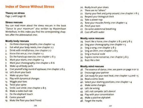 Dance Without Stress (1st Edition)